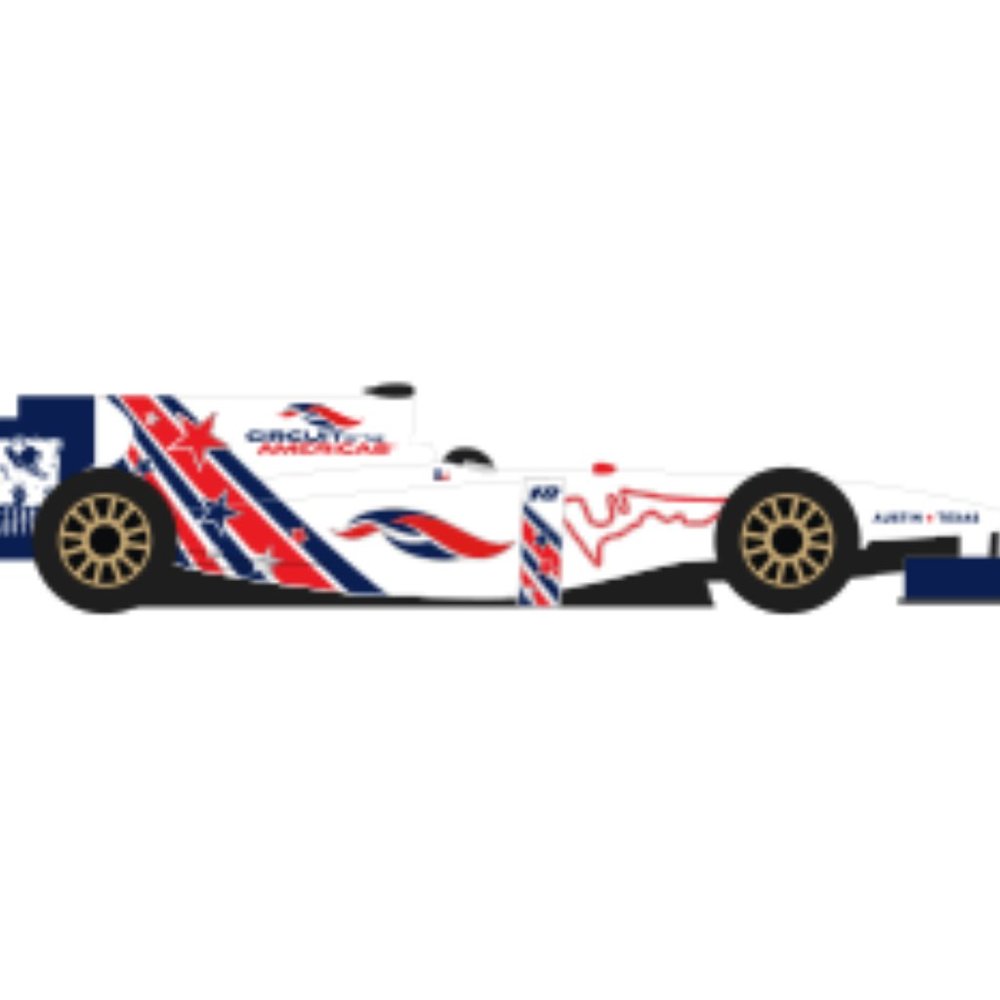 Formula1 DIE-CAST RACE CAR CIRCUIT OF THE AMERICAS